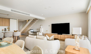 New duplex apartment with panoramic sea views for sale on the New Golden Mile between Marbella and Estepona 806117 