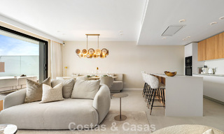 New duplex apartment with panoramic sea views for sale on the New Golden Mile between Marbella and Estepona 806119 