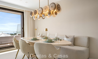 New duplex apartment with panoramic sea views for sale on the New Golden Mile between Marbella and Estepona 806129 