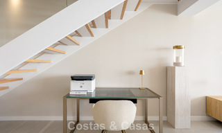 New duplex apartment with panoramic sea views for sale on the New Golden Mile between Marbella and Estepona 806131 