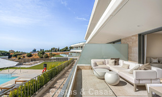 New duplex apartment with panoramic sea views for sale on the New Golden Mile between Marbella and Estepona 806133 