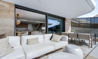 New duplex apartment with panoramic sea views for sale on the New Golden Mile between Marbella and Estepona 806134 