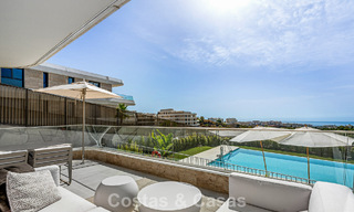 New duplex apartment with panoramic sea views for sale on the New Golden Mile between Marbella and Estepona 806136 