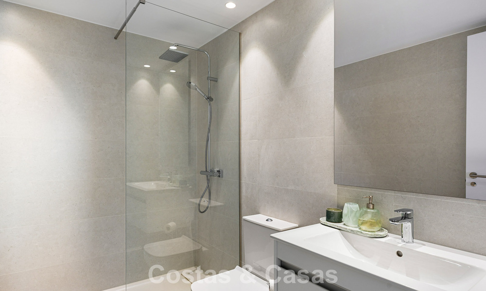 New duplex apartment with panoramic sea views for sale on the New Golden Mile between Marbella and Estepona 806138