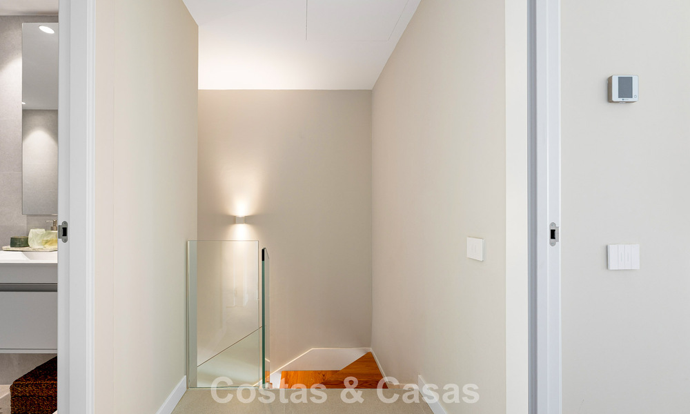 New duplex apartment with panoramic sea views for sale on the New Golden Mile between Marbella and Estepona 806139