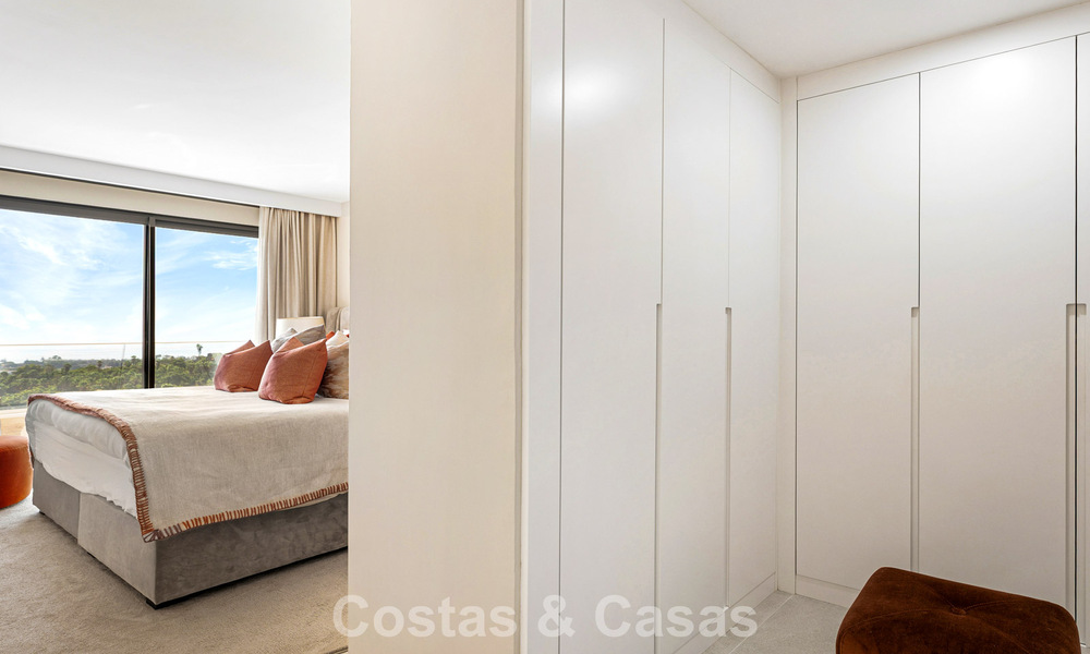 New duplex apartment with panoramic sea views for sale on the New Golden Mile between Marbella and Estepona 806142