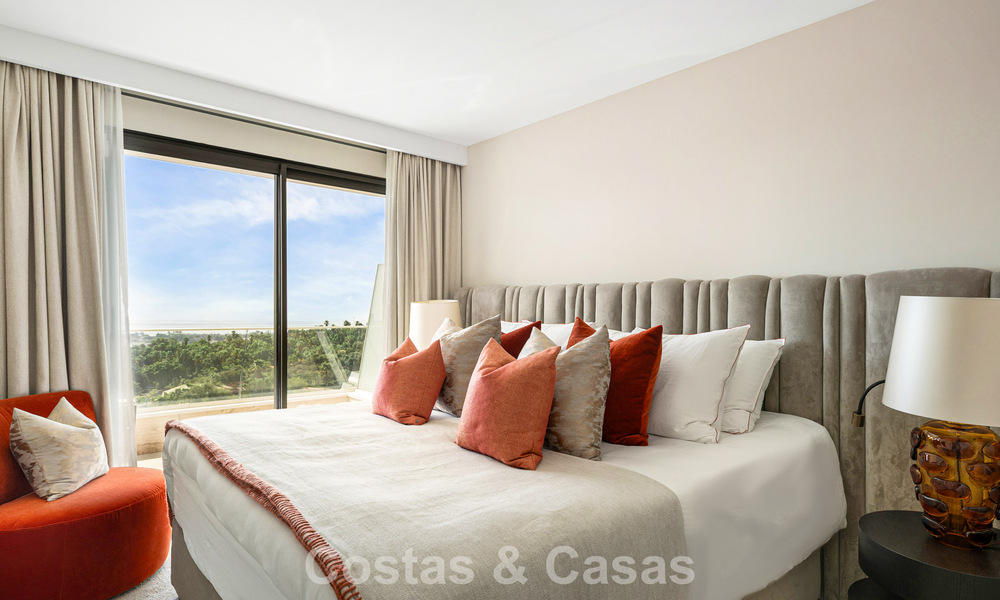 New duplex apartment with panoramic sea views for sale on the New Golden Mile between Marbella and Estepona 806143