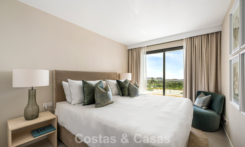 New duplex apartment with panoramic sea views for sale on the New Golden Mile between Marbella and Estepona 806144