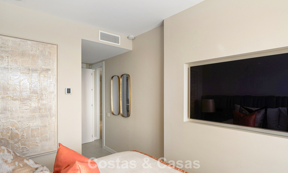 New duplex apartment with panoramic sea views for sale on the New Golden Mile between Marbella and Estepona 806146