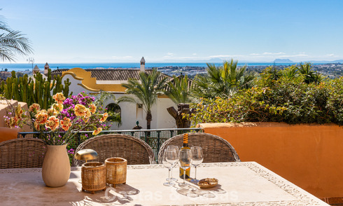 Fully renovated apartment with panoramic sea views for sale in the golf valley of Nueva Andalucía, Marbella 806162