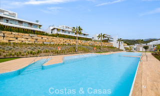 Brand-new, spacious, luxury, duplex penthouse with private pool and sea views for sale on the golf course in East Marbella 806351 