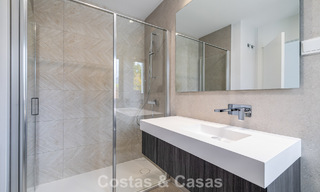 Brand-new, spacious, luxury, duplex penthouse with private pool and sea views for sale on the golf course in East Marbella 806355 