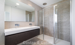 Brand-new, spacious, luxury, duplex penthouse with private pool and sea views for sale on the golf course in East Marbella 806361 