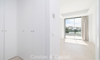Brand-new, spacious, luxury, duplex penthouse with private pool and sea views for sale on the golf course in East Marbella 806362 