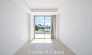 Brand-new, spacious, luxury, duplex penthouse with private pool and sea views for sale on the golf course in East Marbella 806373 