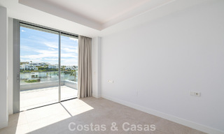 Brand-new, spacious, luxury, duplex penthouse with private pool and sea views for sale on the golf course in East Marbella 806375 