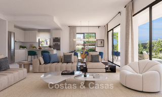 Semi-detached new-build villas for sale in a golf setting in Estepona 806427 