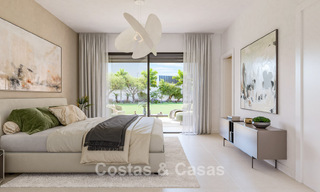 Semi-detached new-build villas for sale in a golf setting in Estepona 806429 