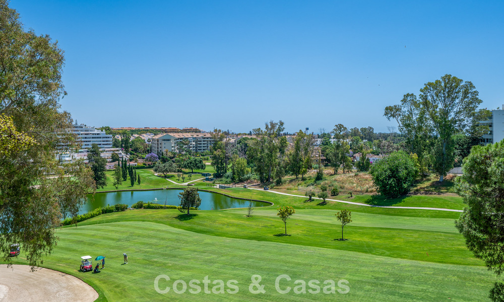 Luxury duplex penthouse for sale directly on the golf course, close to all amenities in Guadalmina Alta and San Pedro, Marbella 806432
