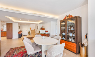 Luxury duplex penthouse for sale directly on the golf course, close to all amenities in Guadalmina Alta and San Pedro, Marbella 806461 