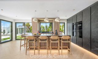 Brand-new modern family villa with swimming pool for sale on the New Golden Mile between Marbella and Estepona 806606 