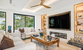 Brand-new modern family villa with swimming pool for sale on the New Golden Mile between Marbella and Estepona 806607 