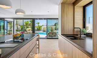 Brand-new modern family villa with swimming pool for sale on the New Golden Mile between Marbella and Estepona 806608 