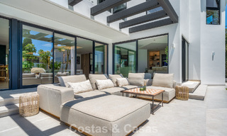 Brand-new modern family villa with swimming pool for sale on the New Golden Mile between Marbella and Estepona 806612 