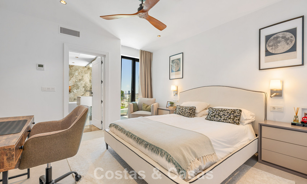 Brand-new modern family villa with swimming pool for sale on the New Golden Mile between Marbella and Estepona 806619