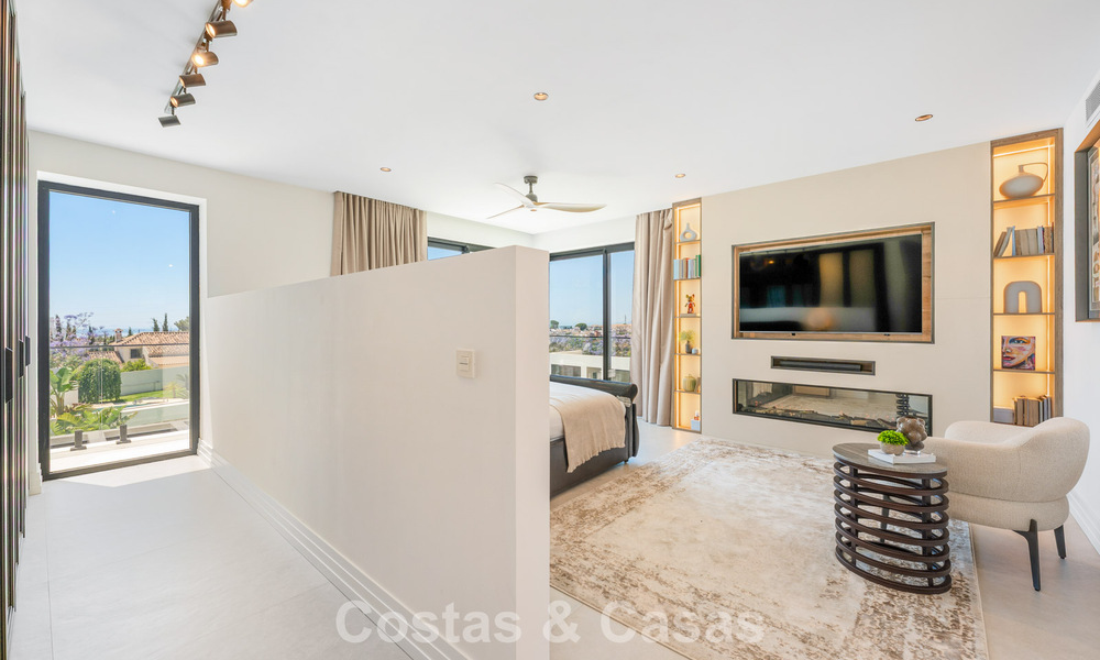 Brand-new modern family villa with swimming pool for sale on the New Golden Mile between Marbella and Estepona 806623