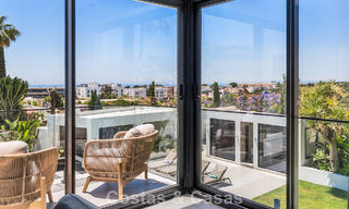 Brand-new modern family villa with swimming pool for sale on the New Golden Mile between Marbella and Estepona 806624 