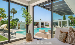 Brand-new modern family villa with swimming pool for sale on the New Golden Mile between Marbella and Estepona 806629 