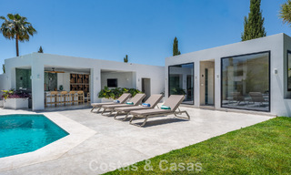 Brand-new modern family villa with swimming pool for sale on the New Golden Mile between Marbella and Estepona 806635 