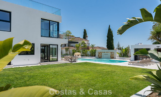 Brand-new modern family villa with swimming pool for sale on the New Golden Mile between Marbella and Estepona 806636 
