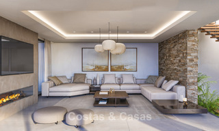 Groundbreaking design villa with spectacular sea views for sale in an exclusive golf resort in the Hills of Marbella - Benahavís 806647 