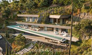 Groundbreaking design villa with spectacular sea views for sale in an exclusive golf resort in the Hills of Marbella - Benahavís 806652 