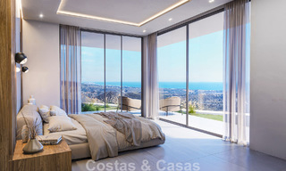 Groundbreaking design villa with spectacular sea views for sale in an exclusive golf resort in the Hills of Marbella - Benahavís 806655 