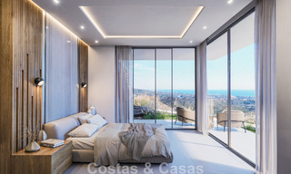 Groundbreaking design villa with spectacular sea views for sale in an exclusive golf resort in the Hills of Marbella - Benahavís 806656 