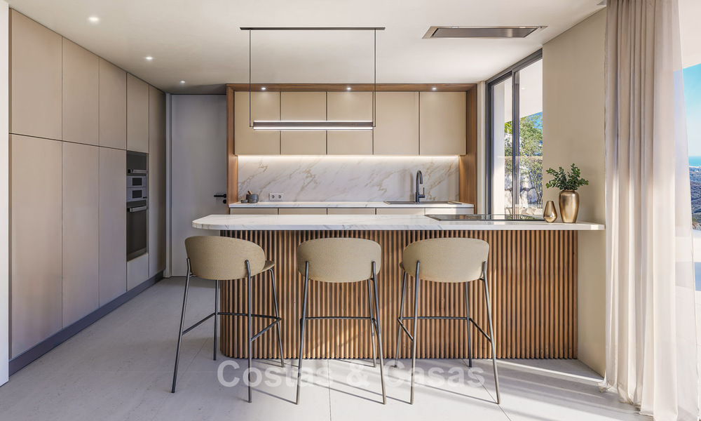 Groundbreaking design villa with spectacular sea views for sale in an exclusive golf resort in the Hills of Marbella - Benahavís 806659