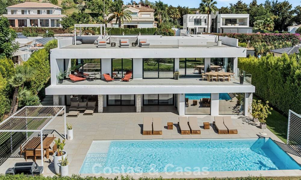 5-bedroom contemporary villa for sale frontline golf in Nueva Andalucía, Marbella 806833