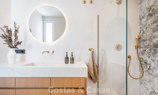 Contemporary renovated luxury penthouse for sale within walking distance of the beach in Los Monteros, East Marbella 806582 