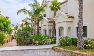 Move-in ready townhouses with mediterranean architecture for sale directly on the golf course in Estepona 806877 