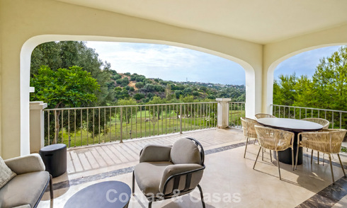 Move-in ready townhouses with mediterranean architecture for sale directly on the golf course in Estepona 806878