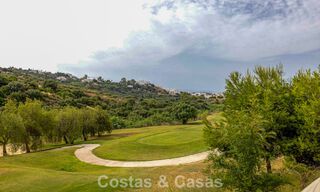 Move-in ready townhouses with mediterranean architecture for sale directly on the golf course in Estepona 806881 