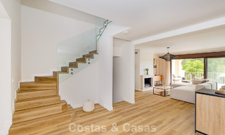 Move-in ready townhouses with mediterranean architecture for sale directly on the golf course in Estepona 806887 