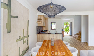 Move-in ready townhouses with mediterranean architecture for sale directly on the golf course in Estepona 806892 