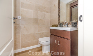 Move-in ready townhouses with mediterranean architecture for sale directly on the golf course in Estepona 806903 
