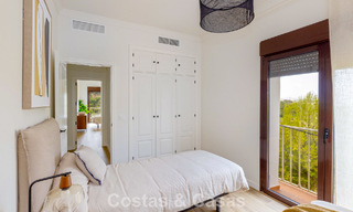 Move-in ready townhouses with mediterranean architecture for sale directly on the golf course in Estepona 806919 