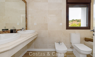 Move-in ready townhouses with mediterranean architecture for sale directly on the golf course in Estepona 806921 
