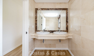 Move-in ready townhouses with mediterranean architecture for sale directly on the golf course in Estepona 806922 